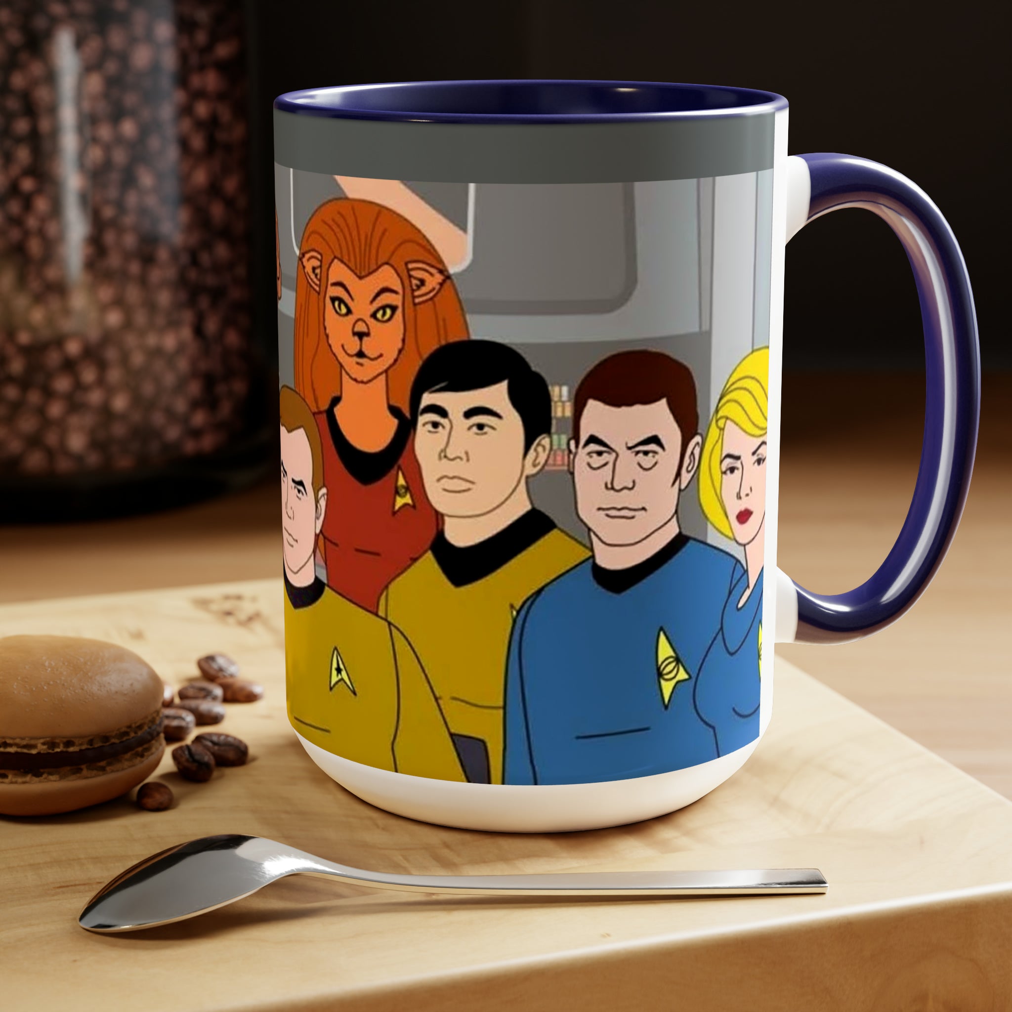 Star Trek Collection- White Ceramic Mug - Creations by Chris and Carlos